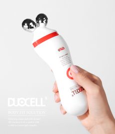 DUOCELL 4-in-1 Cooling Slimming Roller & Body Fit Cream | 270 Diamond-Cut Massage Heads | SLIMEXIR® Cellulite Care | K-Beauty Body Sculpting Massager (150ml)_ Made in Korea